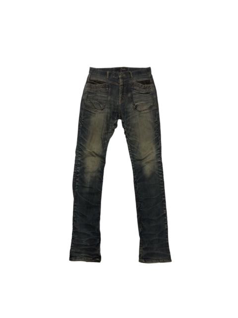 Other Designers Japanese brand dominated handcrafted jeans skinny 3d pocket