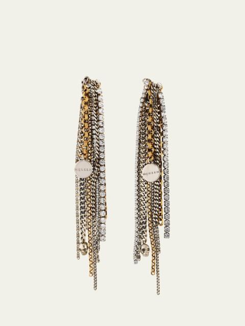 Alexander McQueen Banshee Chain Earrings
