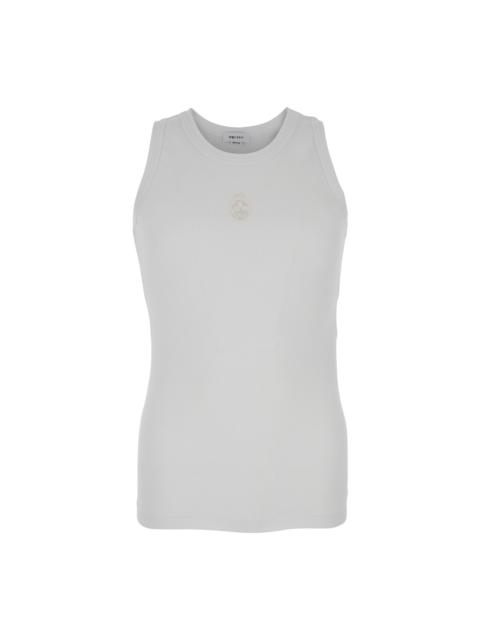 Alexander McQueen Tank Top In White Cotton