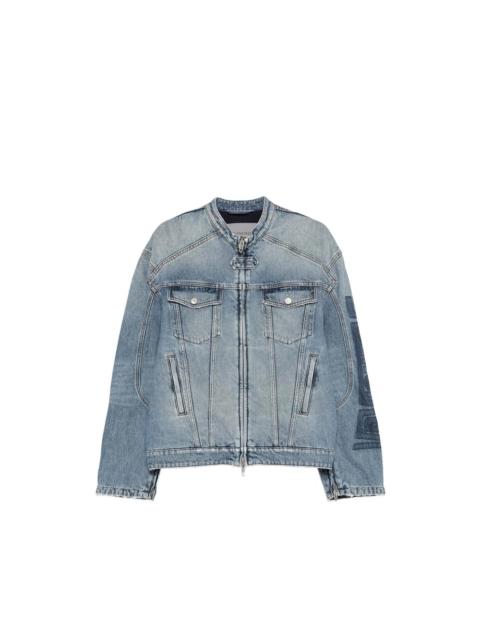 BALENCIAGA Balenciaga Blue Jackets - Denim Jackets Men