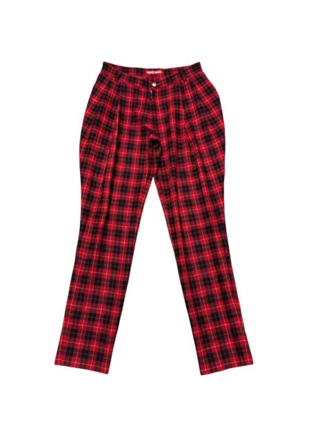 Other Designers Seditionaries - MALKO MALKA Tartan Plaid Red Punk Trouser