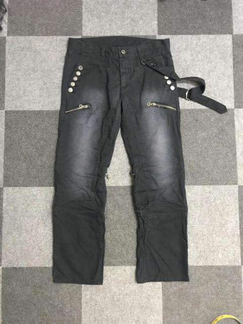 Other Designers Seditionaries - Archival StoneWash PPFM Eastern Rock Streetwear Cropped Pant