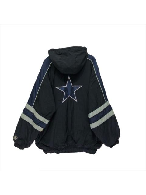 Other Designers NFL - Vintage 90s Dallas Cowboys Hooded Bomber Jacket