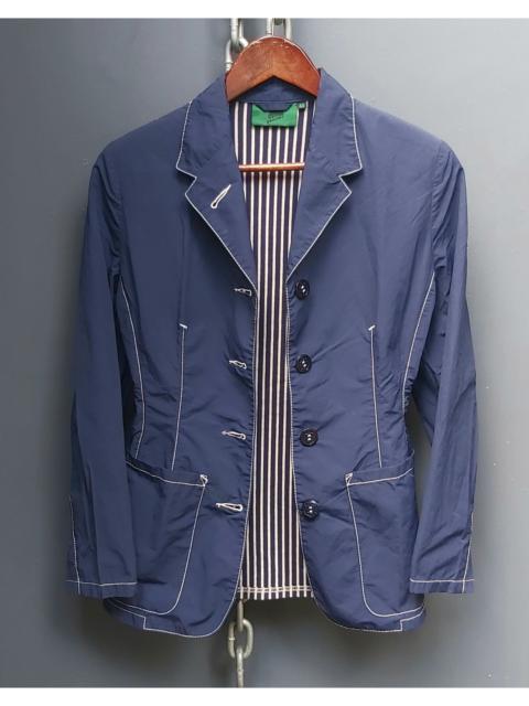 Jean Paul Gaultier White Thread Stitch Detail Blazer