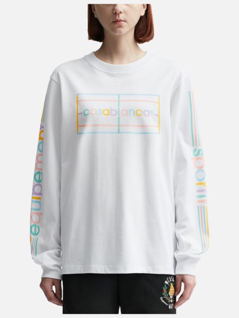 CASABLANCA PASTEL COURT SWEATSHIRT