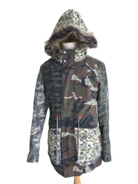 Engineered Garments 🎌 Japanese Brand Square Parka Army camouflage