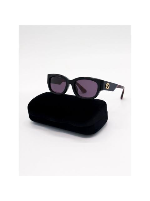 GUCCI NEW GUCCI SUNGLASSES GG1667SK 003 BLACK/HAVANA SQUARE UNISEX