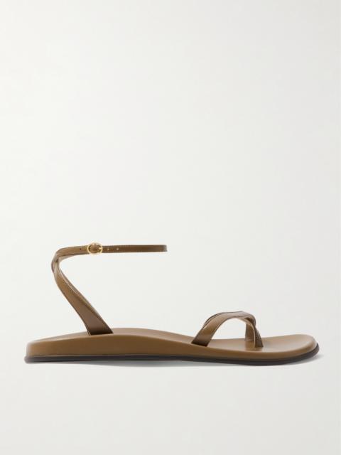 The Row Hugh Leather Sandals