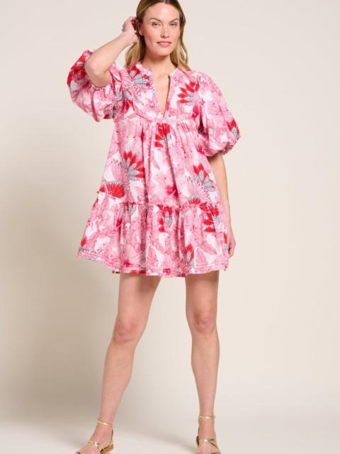 Poupette St Barth Mini Dress Cruz - Pink Padang