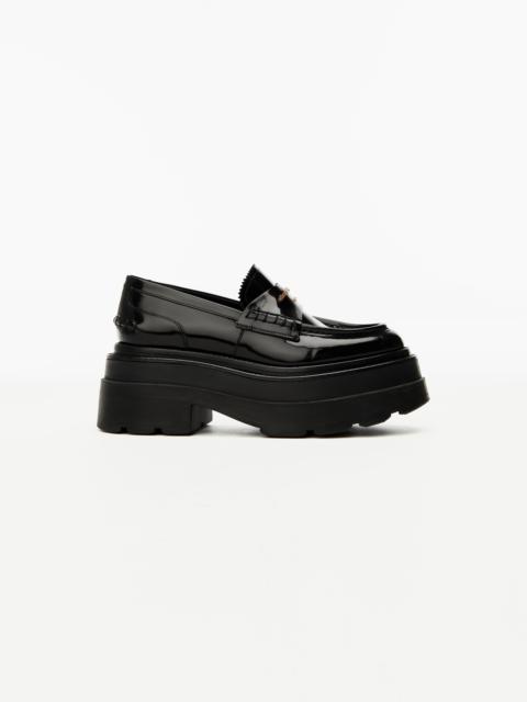 Alexander Wang CARTER PLATFORM LOAFER IN LEATHER