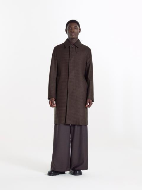 Mackintosh Dunkeld Houndstooth Wool Coat