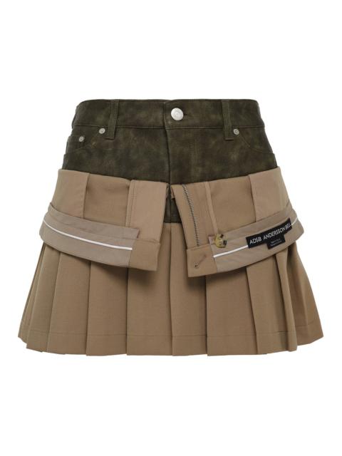 Andersson Bell Inside Out Pleats Skirt