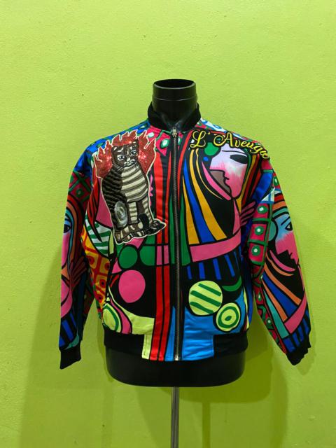 Japanese Brand - Vintage Multicolor Jacket Art Designs