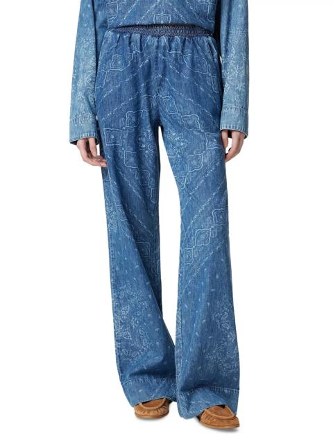 PINKO Namibia Straight Leg Jeans in Light Wash