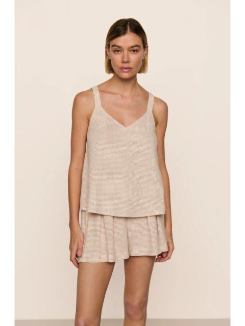 eberjey Linen Blend V Neck Cami