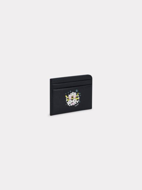 KENZO 'KENZO Wild Tiger' card holder in leather