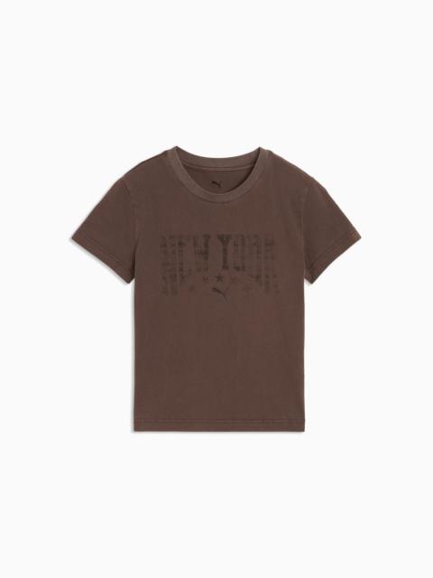 PUMA Wardrobe Essentials NYC Women's Slim Tee