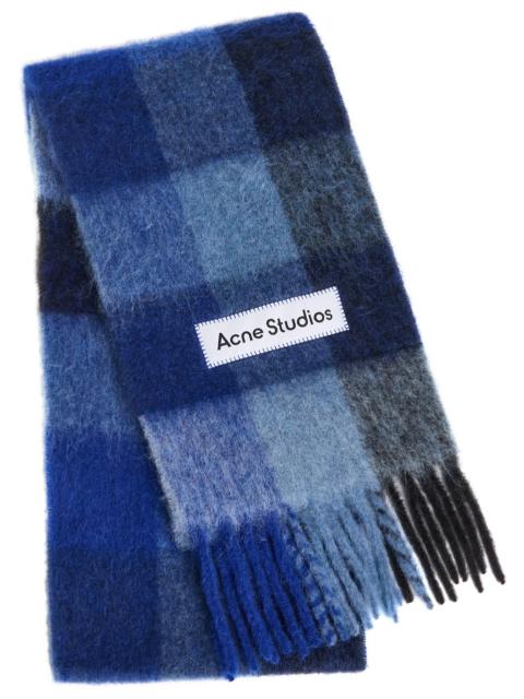Acne Studios Acne Studios Vally Checked Wool-blend Scarf