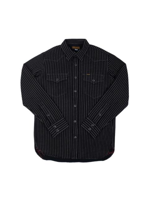 Iron Heart IHSH-62-BLK 12oz Wabash Western Shirt Black