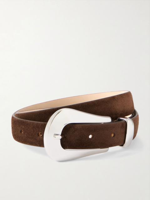 Dolce & Gabbana Polished calfskin belt with crystal DG logo  display picture 1