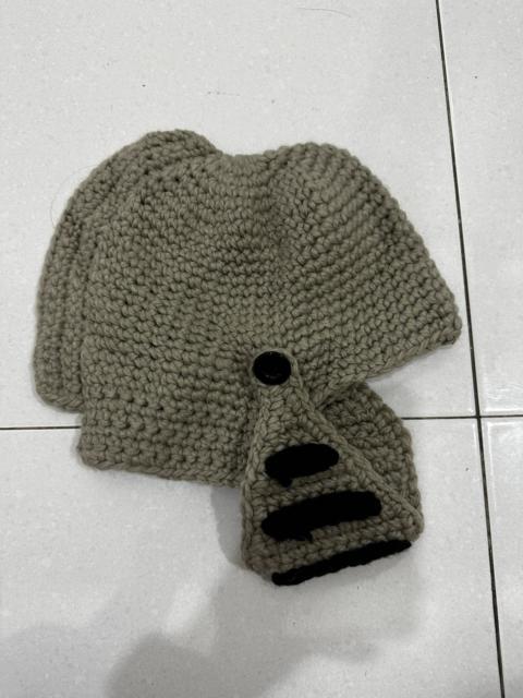 Other Designers Japanese Brand - Crocheted Knights Vintage Balaclava Helmet Knit