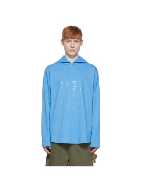 We11done Blue Cotton Henley