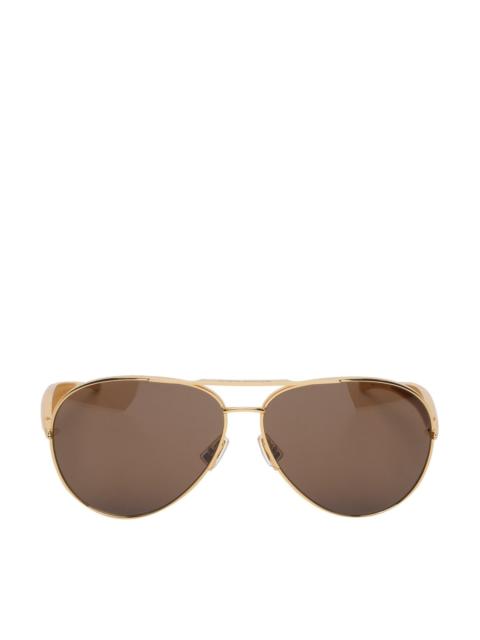 Bottega Veneta Bottega Veneta Women Aviator Sardine Sunglasses
