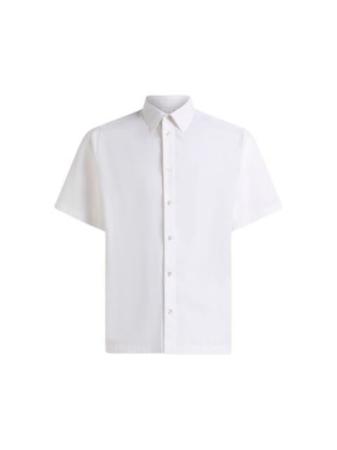 Octopus-print cotton shirt
