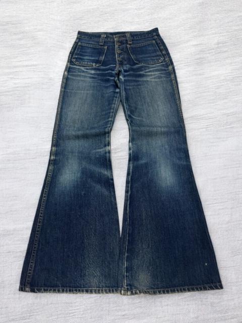 Hysteric Glamour Vintage Retro Blue Way Bell Bottom Boot Cut Flared Denim