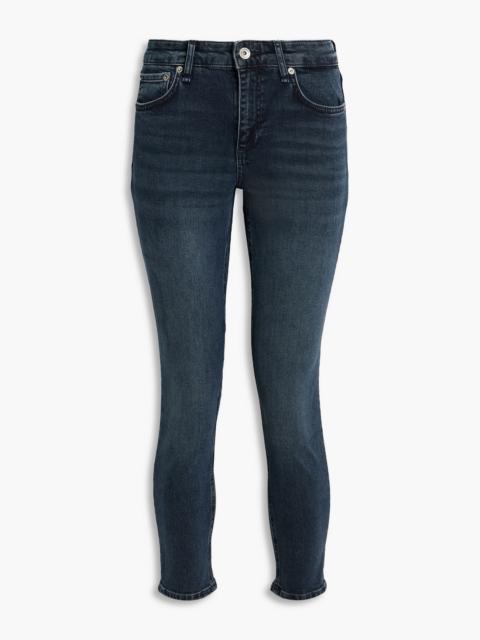 rag & bone Cate faded mid-rise skinny jeans