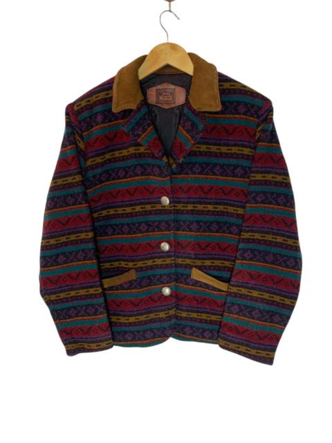 Vintage WOOLRICH Native Aztec Wool Womens Jacket