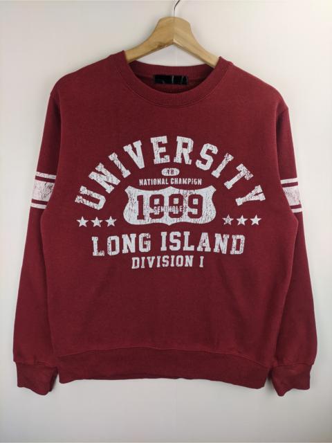 Other Designers Japanese Brand - Steals🔥Sweatshirt University Long Island Division 1