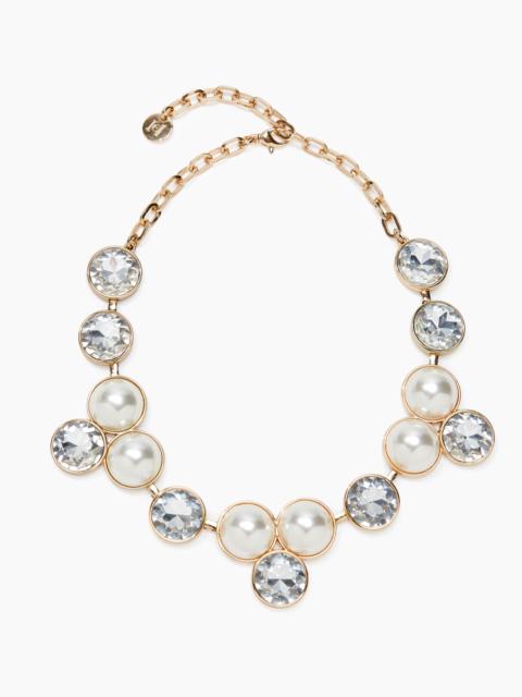 CAROLINA HERRERA Pearl and Crystal Necklace