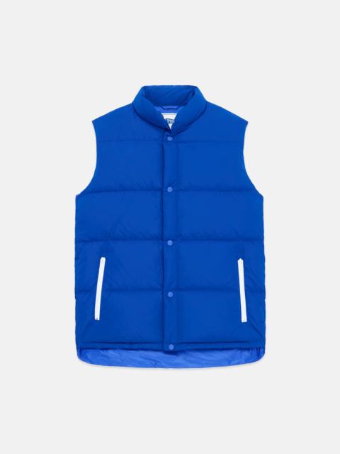 J. PRESS ROYAL BLUE DOWN PUFFER VEST - TRIM FIT