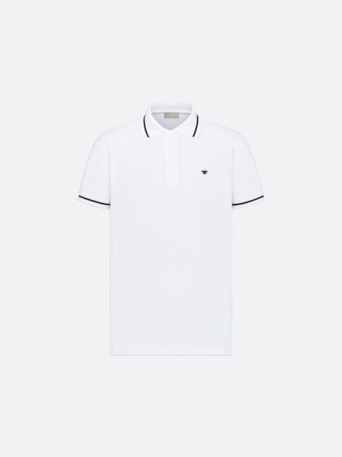 Dior Polo Shirt with Bee Embroidery