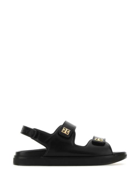 Givenchy Givenchy Women Black Leather 4G Sandals