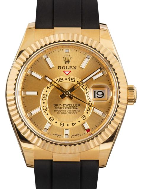 Rolex Sky-Dweller Ref 326238 Champagne Dial
