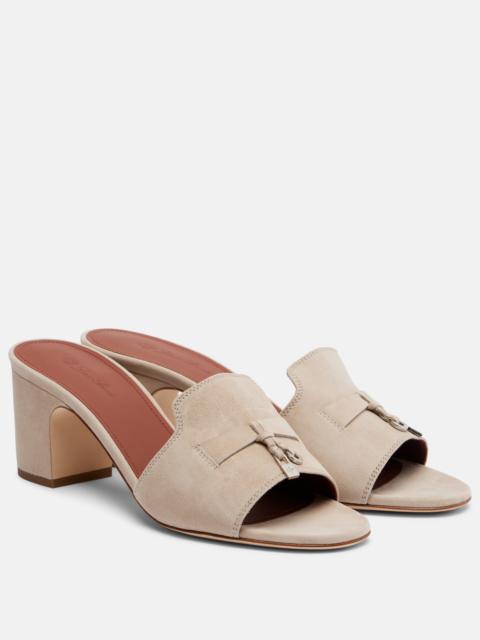 Loro Piana Suede mules