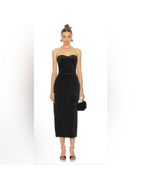 Other Designers NWT The New Arrivals by Ilkyaz Ozel Monique via Strapless‎ Dress Black Sz 6