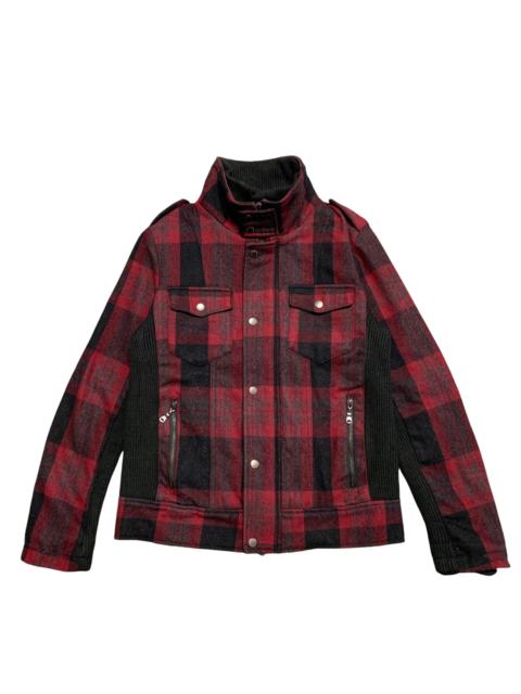 Other Designers semanticdesign - Semantic Design Tartan Punk Seditionaries Jacket