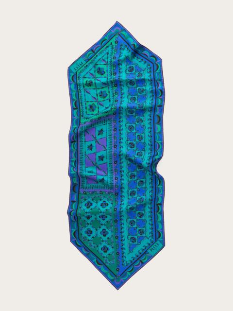 PUCCI MIXED PRINT SILK LOSANGE