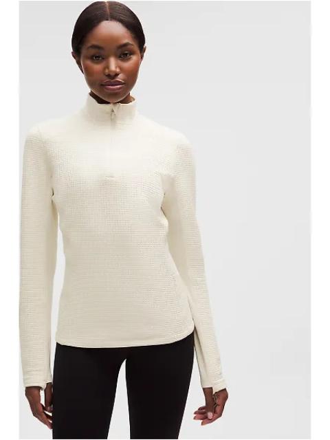 lululemon Waffle-Knit Half-Zip Long Sleeve