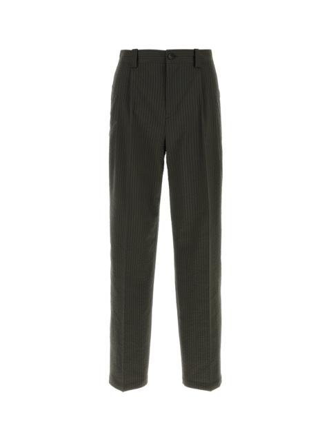 Maison Kitsuné Embroidered polyester blend pant