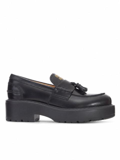 Miu Miu Miu Miu Women Smooth Leather Loafers With Tassels