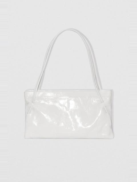 BY FAR Hannah Burrata Creased Calf Leather Shoulder Bag