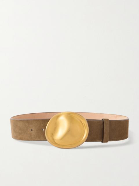 KHAITE Keefe Suede Belt