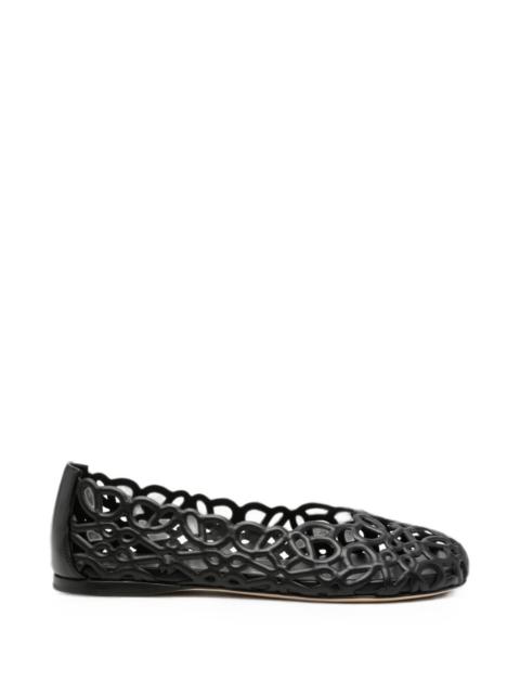 Loewe Loewe Women Petal Anagram Ballet Flats