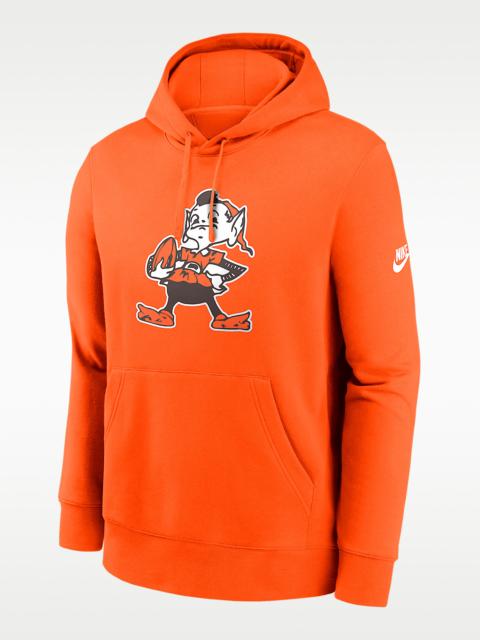 Nike Cleveland Browns Club Logo Men's Nike NFL Pullover Hoodie