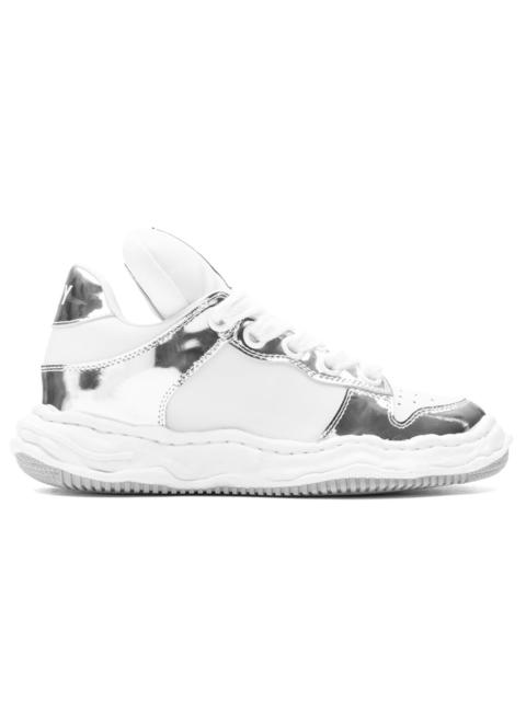 Maison MIHARAYASUHIRO WAYNE LOW TOP SNEAKERS - SILVER/WHITE