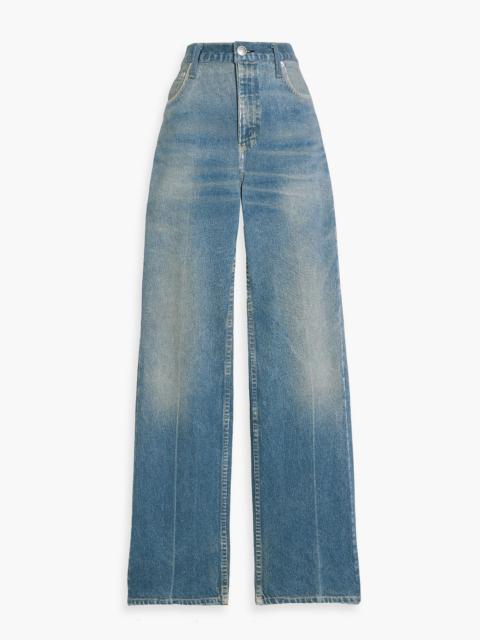 rag & bone Miramar Shea denim-effect print cotton straight-leg pants